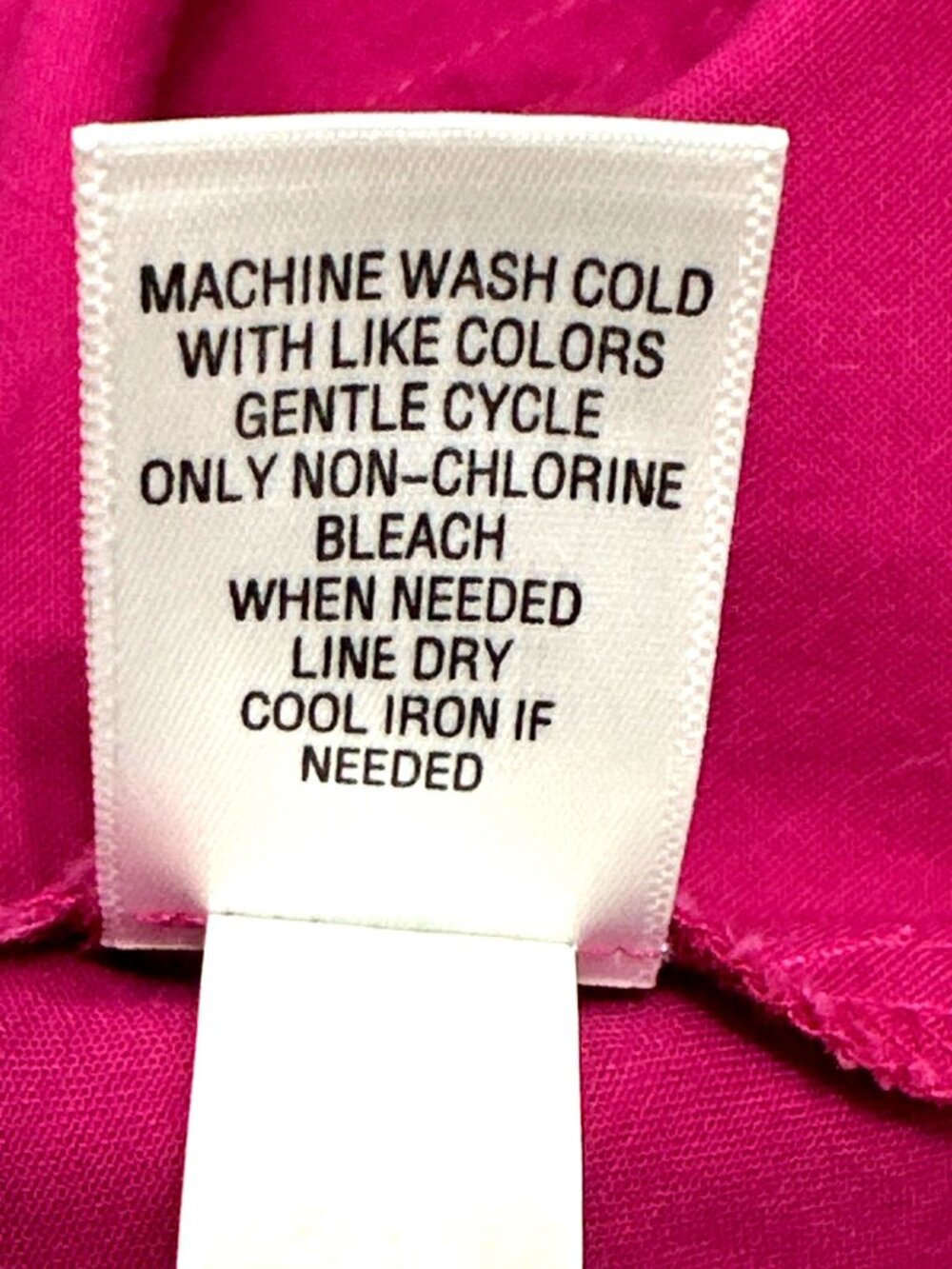 Apt 9 XL Pink Button Up Blouse Roll Tab Utility Career Chic Y2K Barbiecore Style - Picture 8 of 11